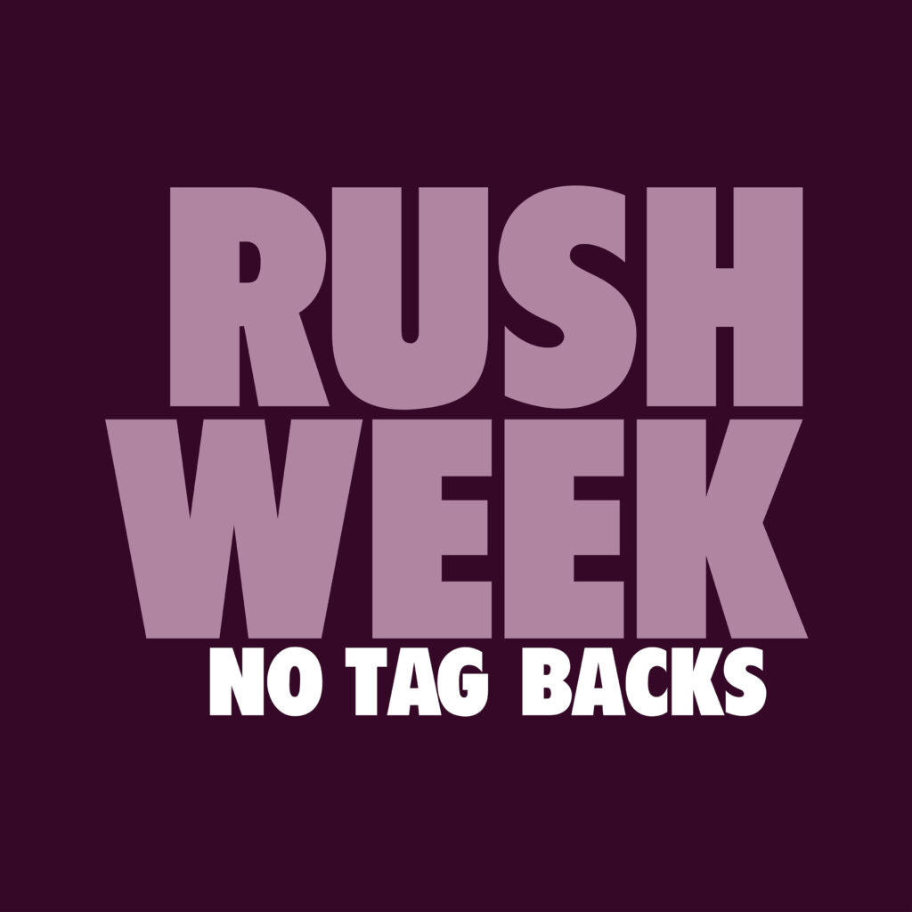 Imagen destacada de noticia: RUSH WEEK: "No Tag Backs" Single Digital